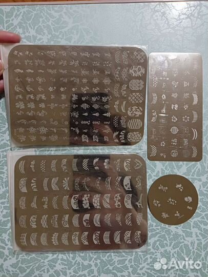 Для маникюра для ногтей слайдер дизайн стемпинг