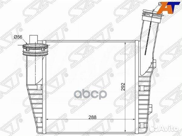 Интеркулер audi Q7 06/porsche cayenne
