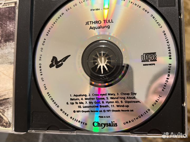 Jethro Tull CD Agualung