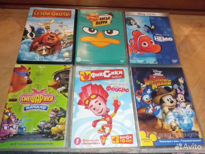 33шт. CD\DVD, сказки, мульт. ф, игры, энциклопедии