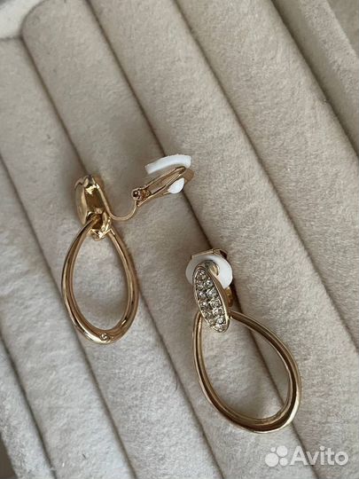 Серьги и клипсы под винтаж, новые