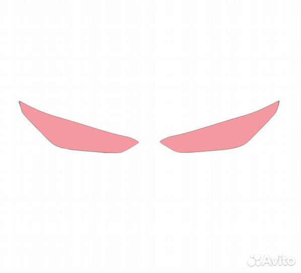 Плёнка для оклейки фар автомобиля BYD Song Plus (2