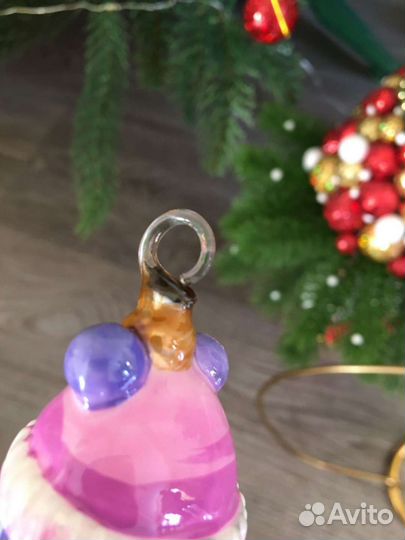 Ёлочная игрушка снеговик