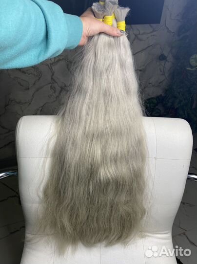 Блонд пепел 70 см