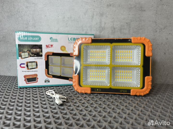 Фонарь прожектор аккумуляторный