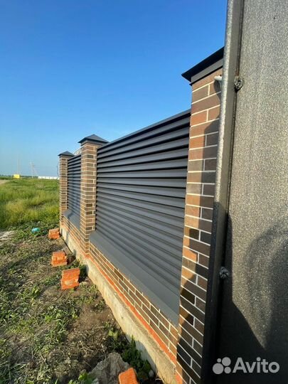 Заборы из жалюзи