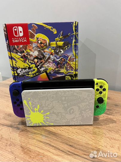 Nintendo switch oled splatoon 3 новая чипованная