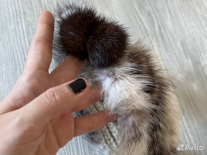 Повязка на голову меховая