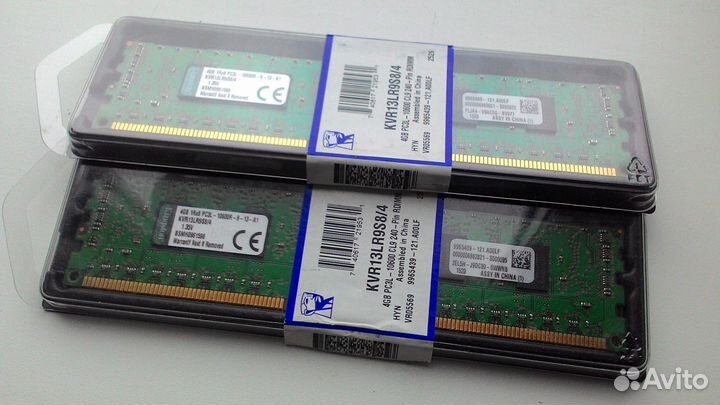 Оперативная память Kingston KVR13LR9S8/4