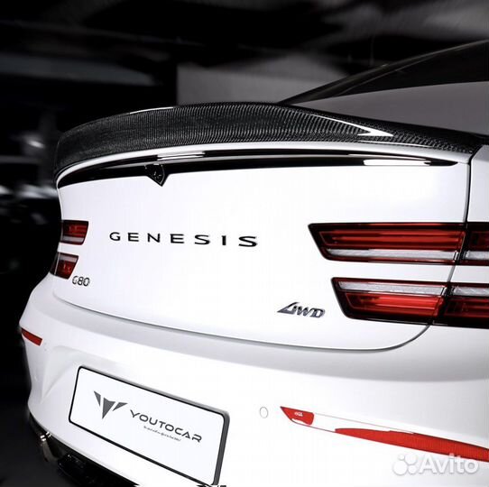Genesis G 80 Спойлер багажника Карбон