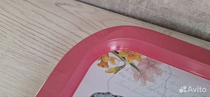 Поднос металлический пасхальный новый