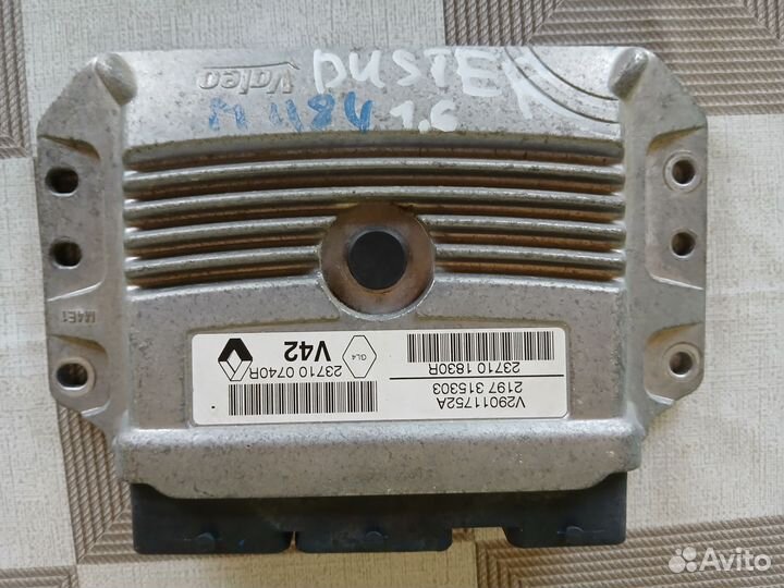 Эбу renault дастер