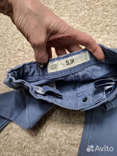 Джинсы на мальчика голубые