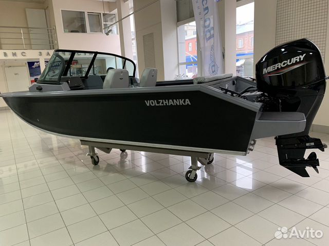 Лодка волжанка 46 fish с mercury F 50elpt EFI