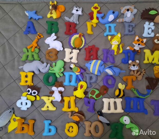 Алфавит из фетра