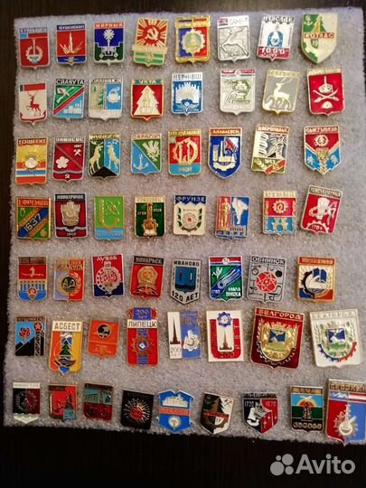 Значки СССР Гербы городов (обновлённые)