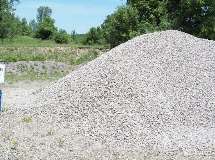 Щебень гравийный с доставкой