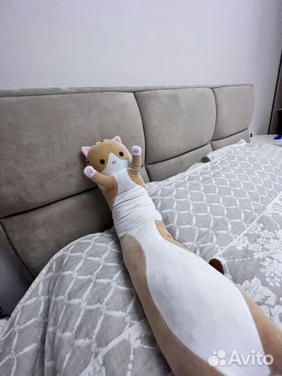 Кот-батон(мягкая игрушка)