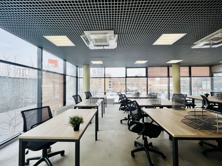 Офисный блок + переговорные + кухня Нагатинская