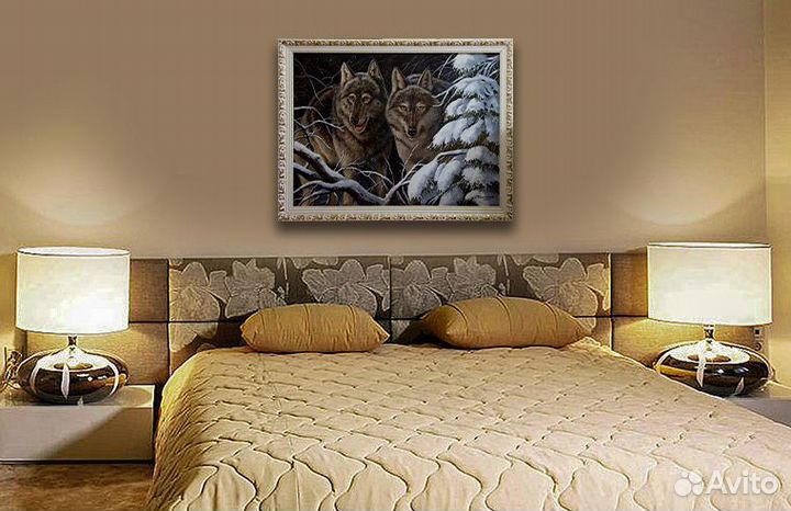 Картина акриловыми красками на холсте