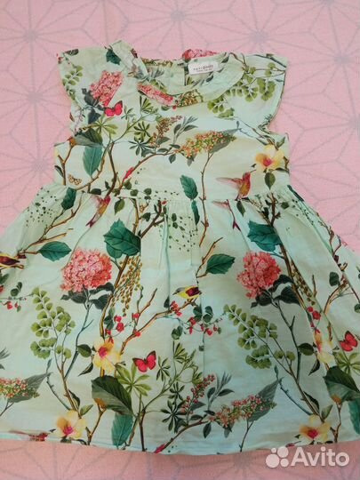 Платья 9-12 мес 74-80 Next, George пакетом