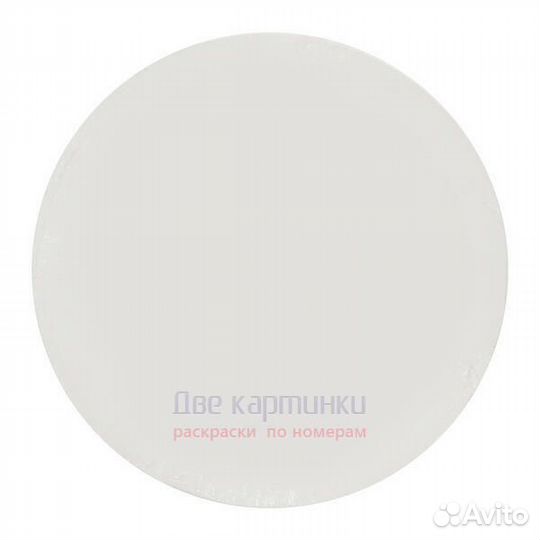 Холст Две картинки круглый 30 см на подрамнике