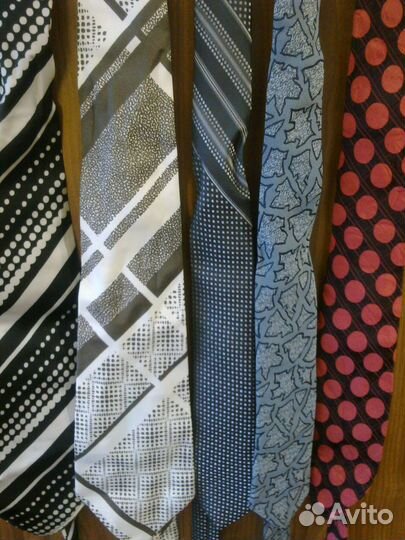 Галстуки, винтаж, СССР, 1950-60-е гг