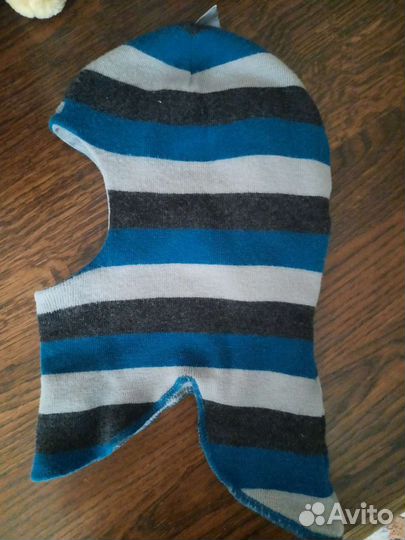 Шапка шлем для мальчика зима bizzi