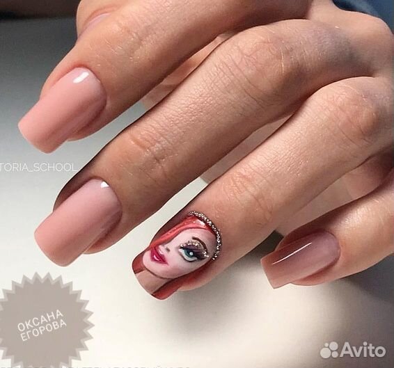 Маникюр с гель-лаком, педикюр, укрепление