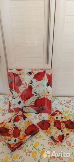 Тарелки квадратные