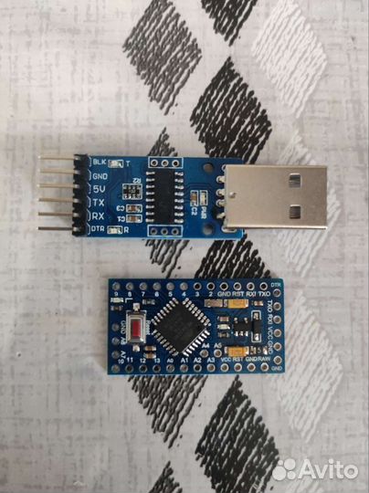 Arduino Pro mini + программатор
