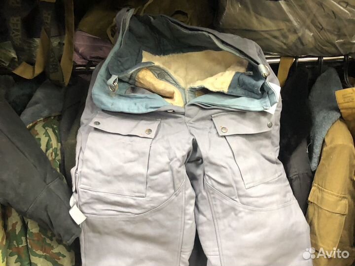 Брюки с меховым утеплителем для спецподразделений