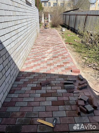 Укладка тротуарной плитки