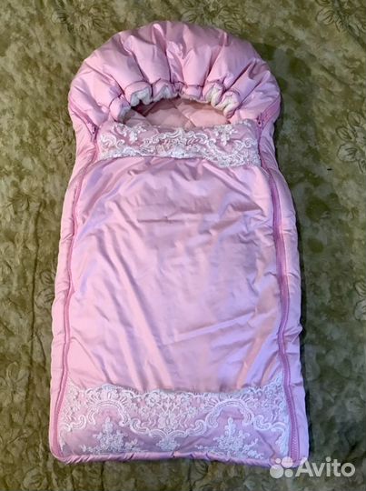 Конверт для выписки из роддома зимний