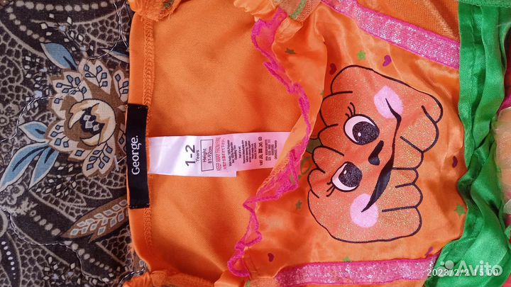 Новое карнавальное платьице тыква