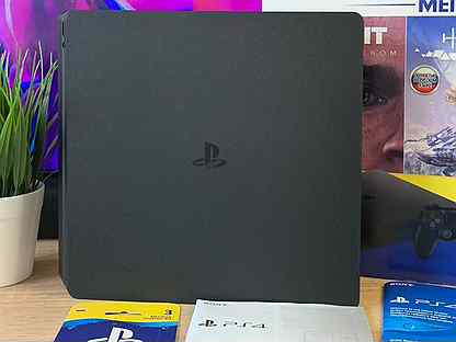 Sony PS4 Slim 1 тб+оригинальный геймпад