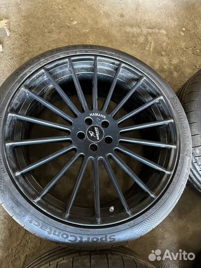 Кованные диски hamman R23 с шинами Continental