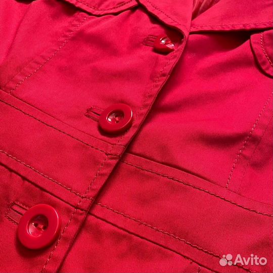 Плащ/тренч красный Vero moda