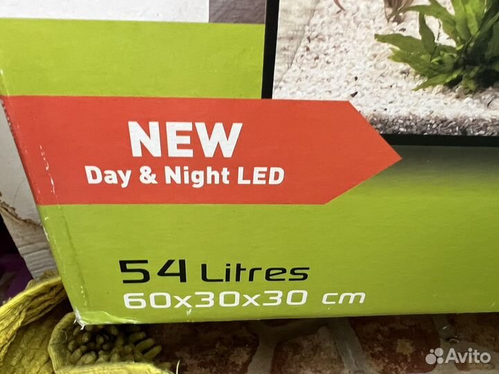 Aquael Аквариум 60 прямой/ белый (54 л)