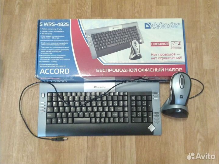 Беспроводная клавиатура и мышь Defender