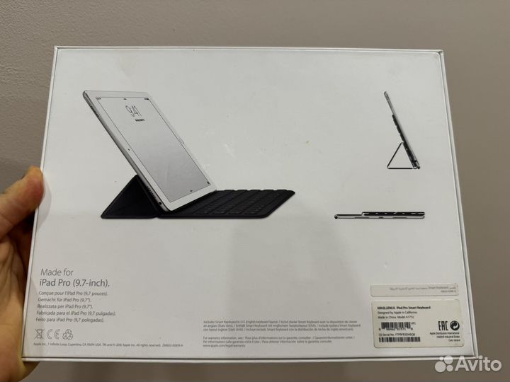 Чехол-клавиатура Apple SMART keyboard 9.7