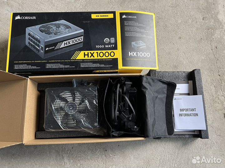 Блок питания corsair hx1000