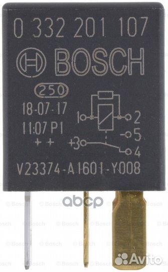 Реле 0 332 201 107 0332201107 Bosch