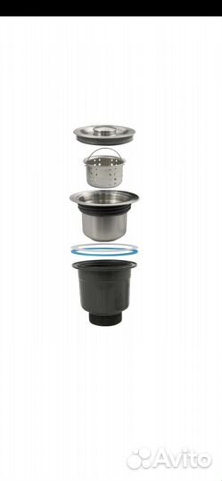 Сифон д/мойки из нержавейки