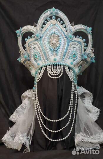 Кокошник для Снегурочки