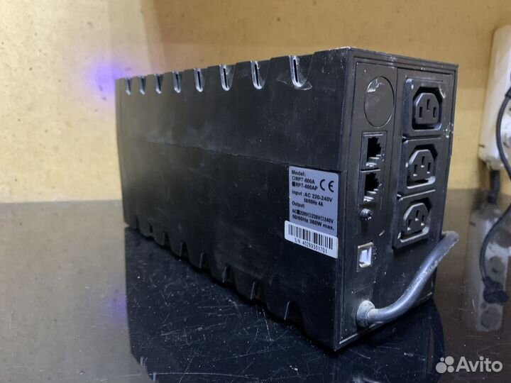 Ибп PowerCom Raptor RPT-600AP, 600вa