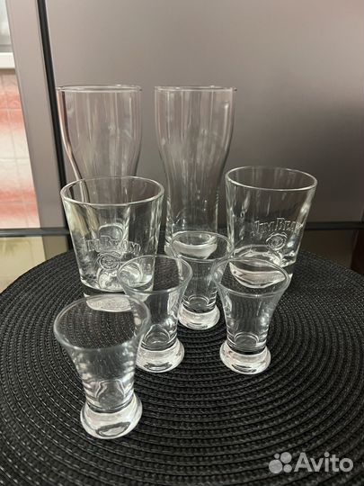 Стаканы, рюмки, кружка