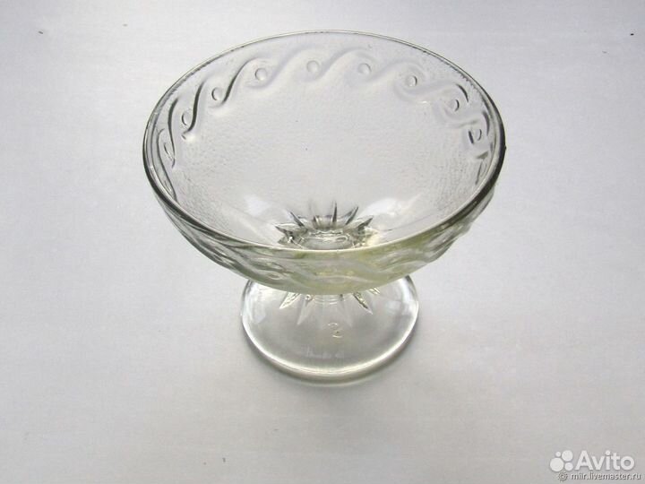 Вазочка - креманка СССР стекло 4 штуки