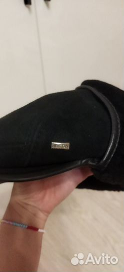 Кепка замшевая мужская