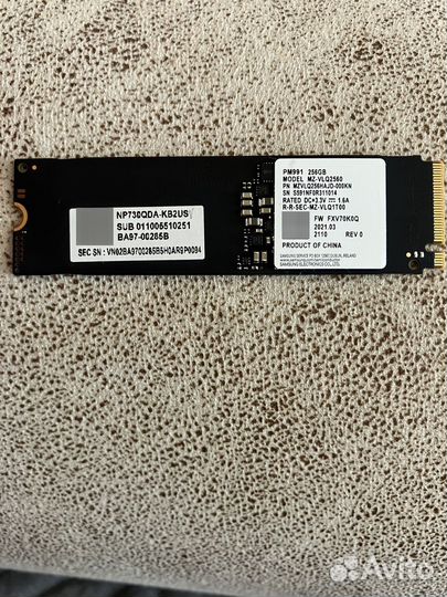 Ssd m2 nvme 256gb samsung новый